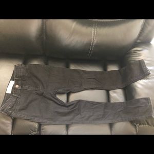 Hollister Jean legging High Rise 1S W 25 x L 27 EUC! Black wash Jeans Leggings